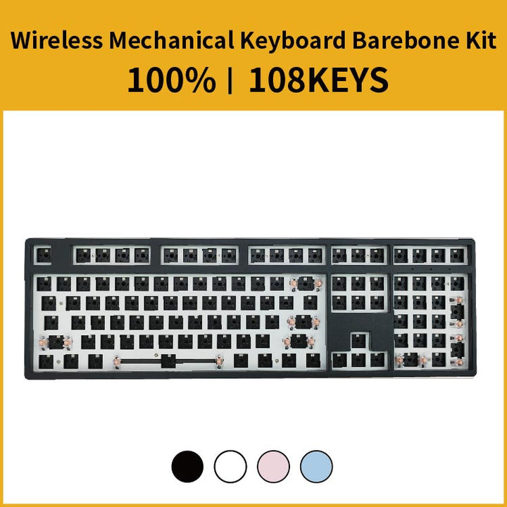 100% Wireless Mechanical Keyboard Barebone Kit