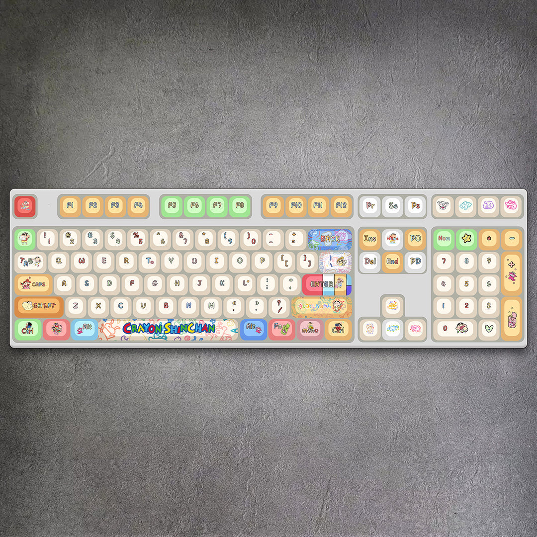 100% Crayon Shin-chan Style Mechanical Keyboard ( ANSI | MOA )