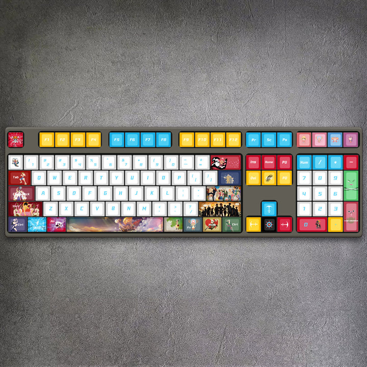 100% ONE PIECE Anime Mechanical Keyboard ( ANSI )