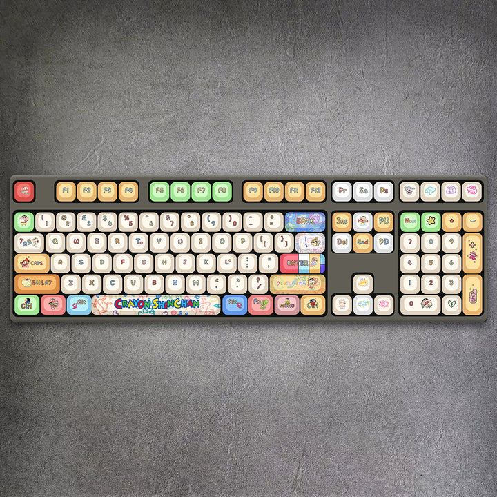 100% Crayon Shin-chan Style Mechanical Keyboard ( ANSI | MOA )
