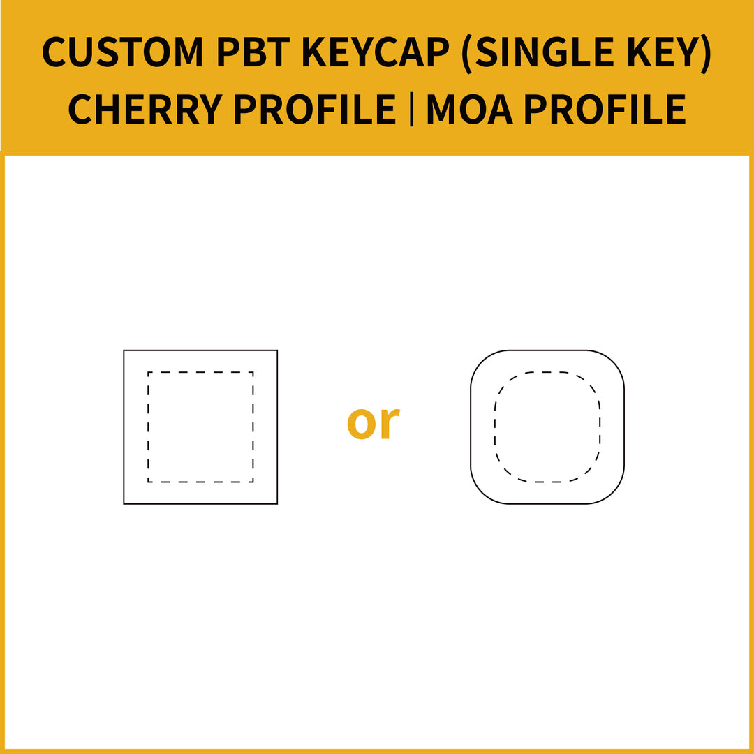 Custom PBT ANSI Layout Keycap (Single key)