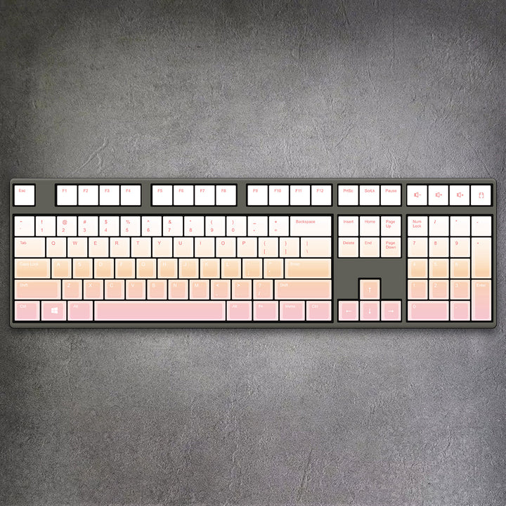 100% Sunset Gradient Mechanical Keyboard ( ANSI )