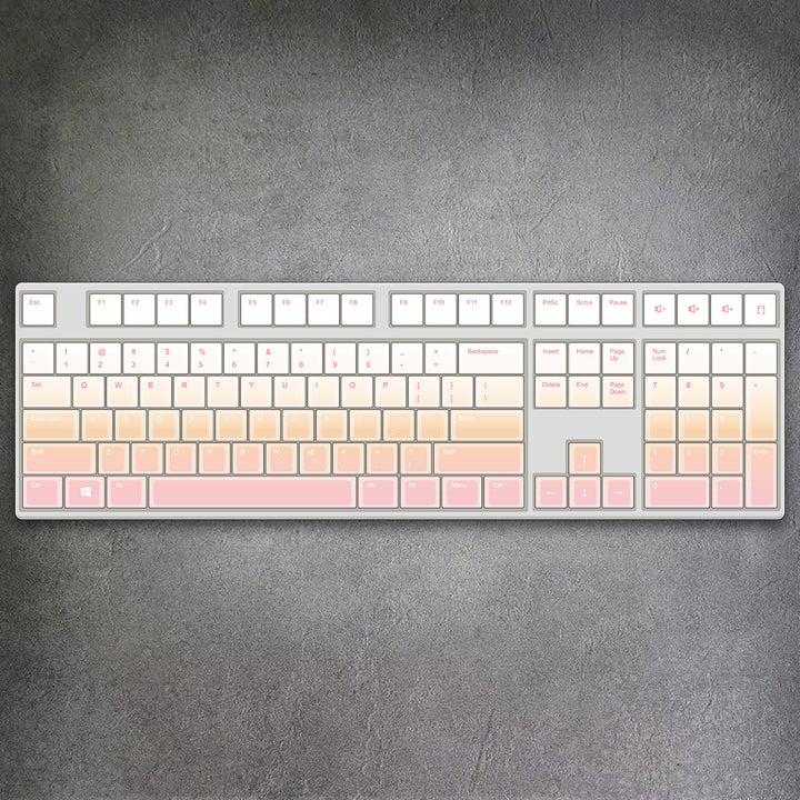 100% Sunset Gradient Mechanical Keyboard ( ANSI )