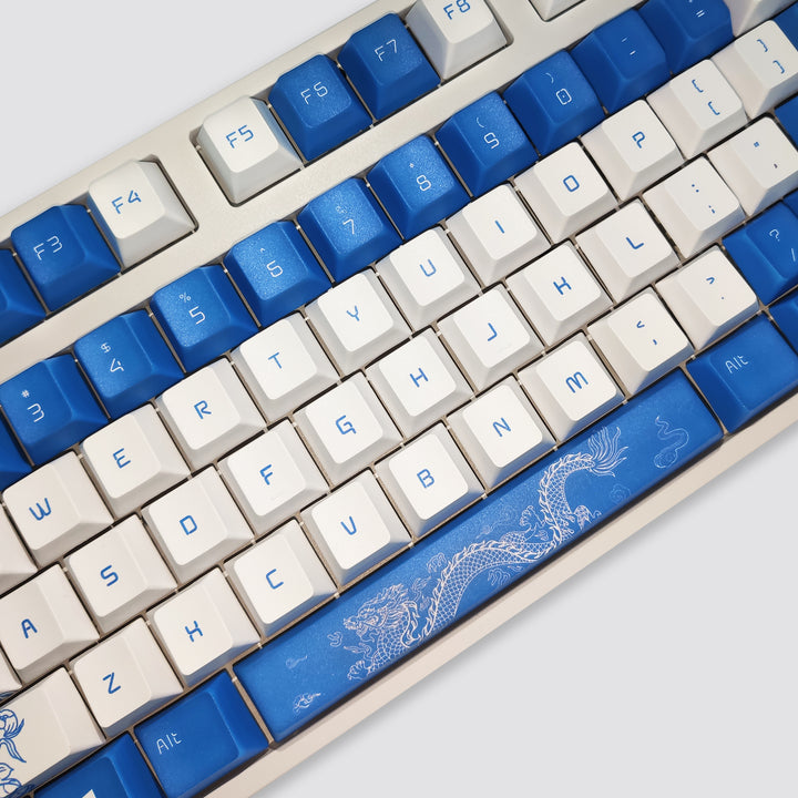 100% Porcelain PBT Keycaps ( ANSI )