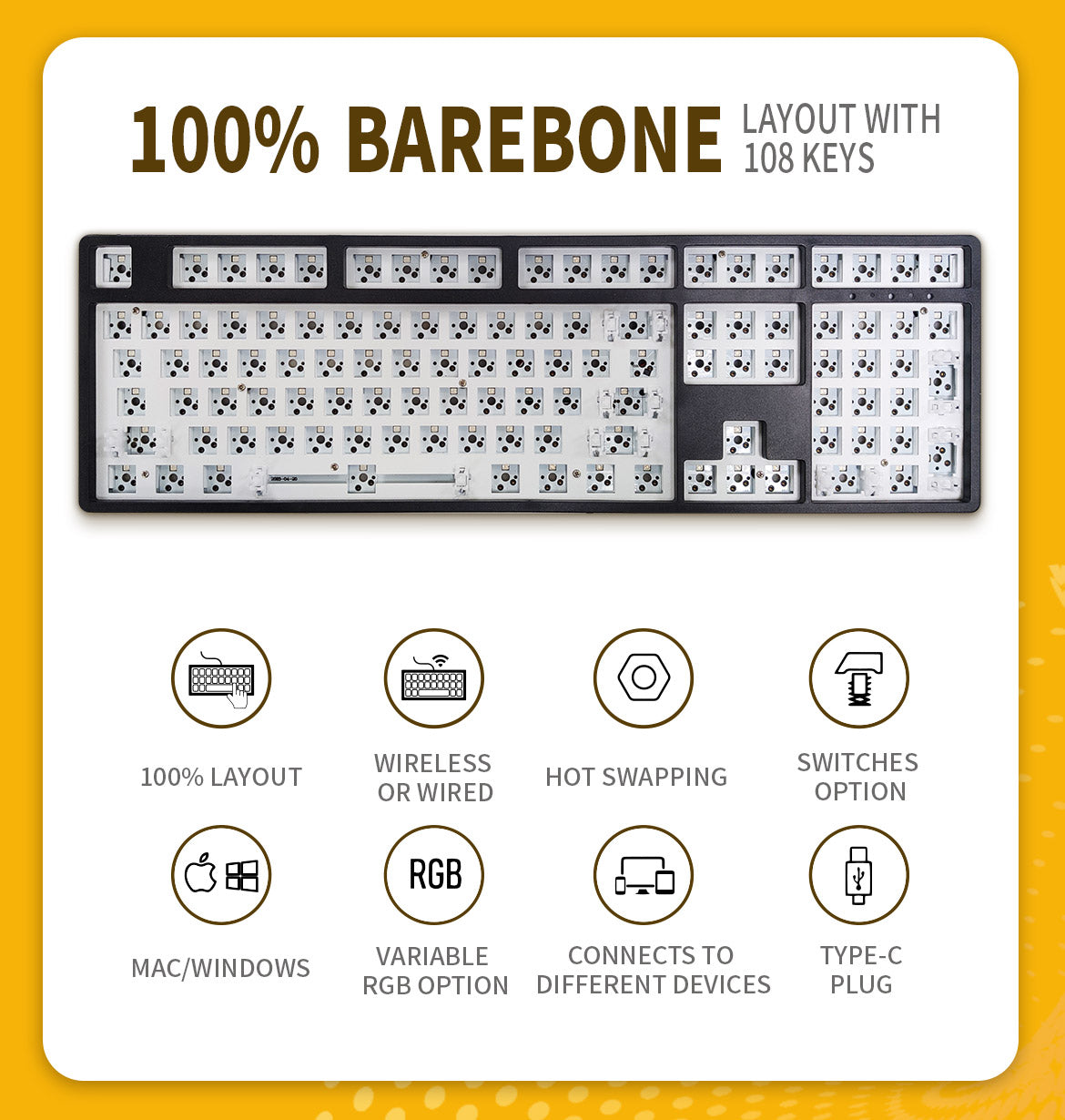 A REVOLUTIONARY FULL-SIZE WIRELESS MECHANICAL KEYBOARD