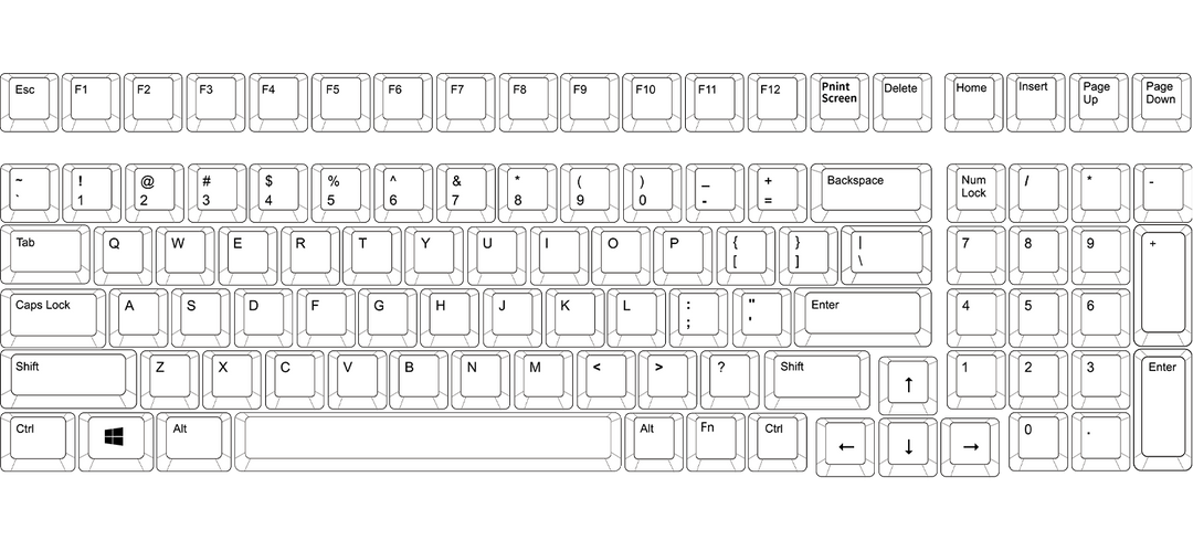 96% Keyboard PBT Keycap Set ( ANSI )