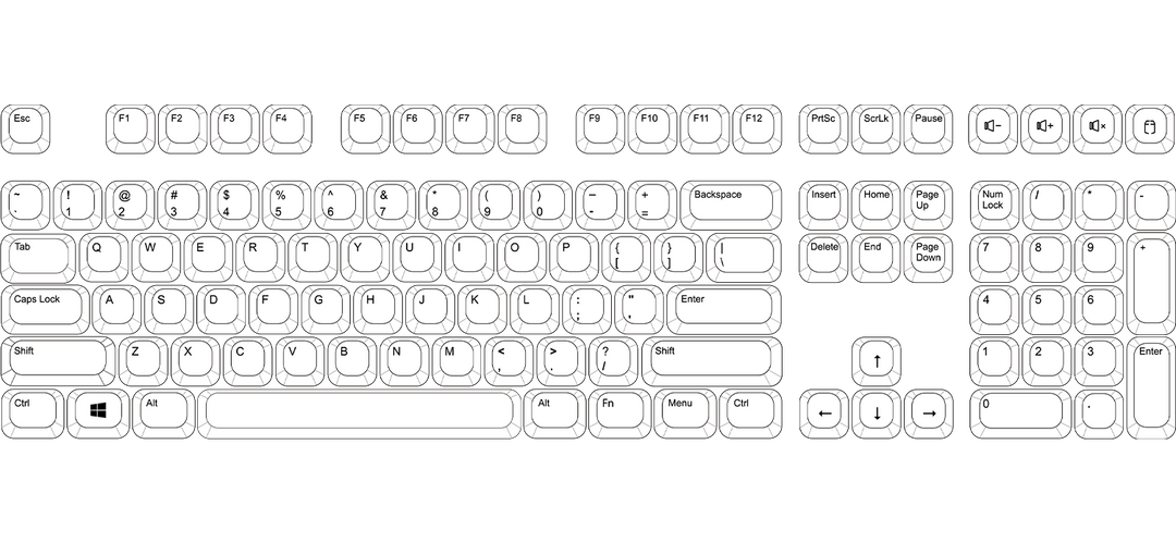 100% Keyboard PBT Keycap Set ( ANSI | MOA Profile )