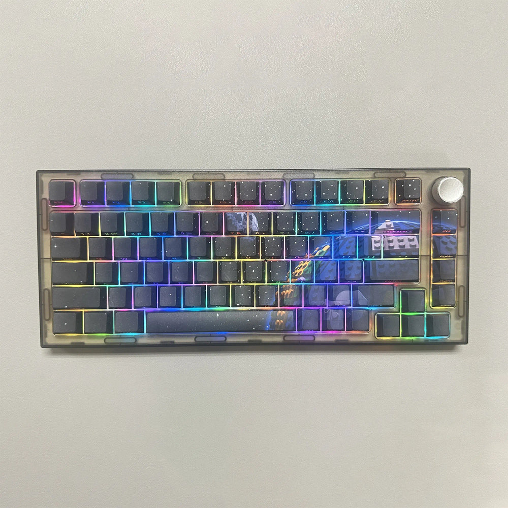 Key keycap close-up – dye-sub legends, MOA profile