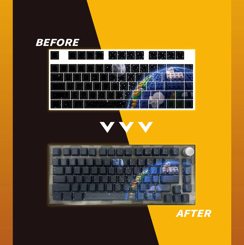 custom 75% keyboard -82KEYS keyboard custom