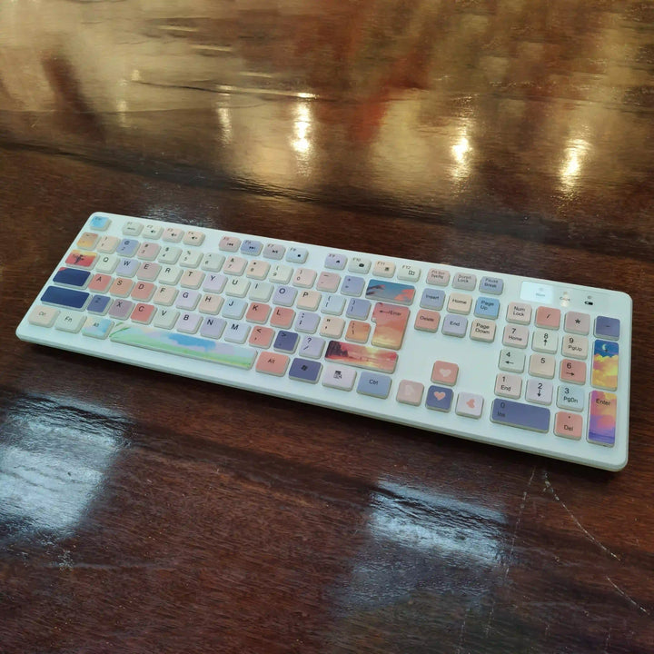 Colorful Cloud Journey Membrane Keyboard