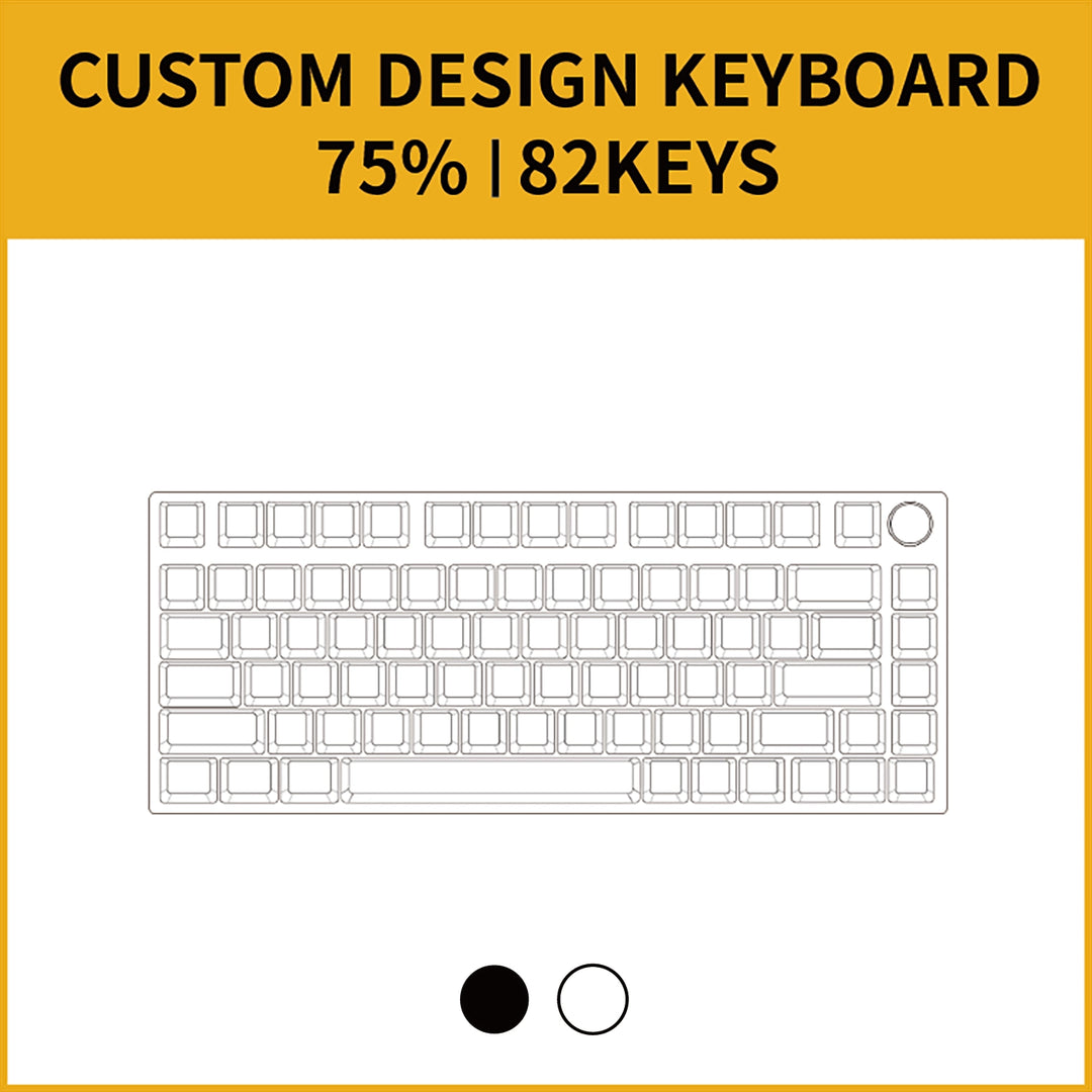 75% Custom Keyboard ( ANSI | Cherry Profile | 82 Keys )