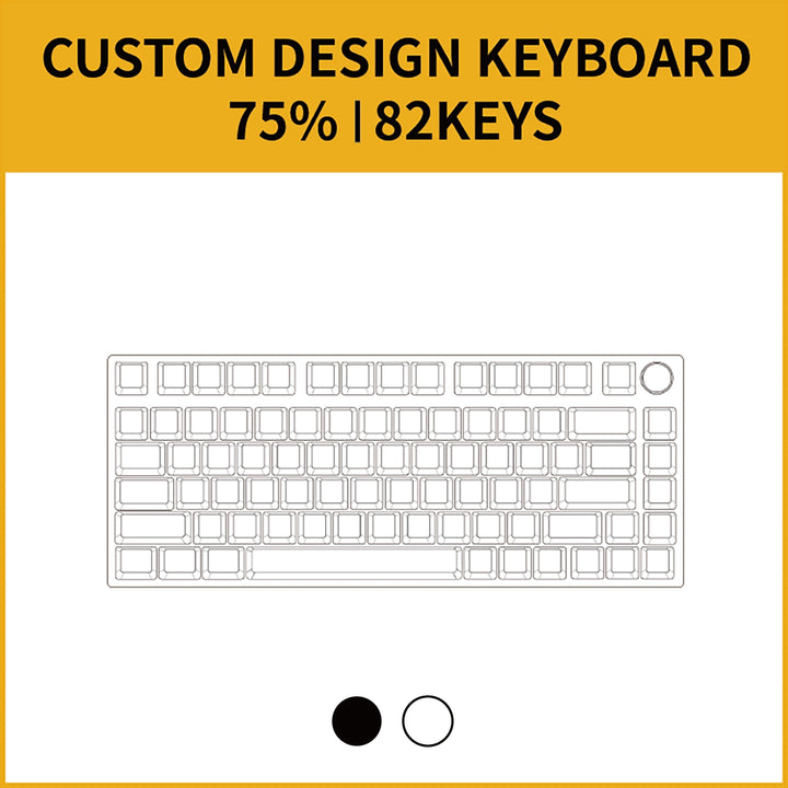 75% Custom Keyboard ( ANSI | Cherry Profile | 82 Keys )