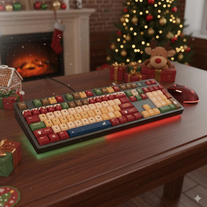 100% Christmas Mechanical Keyboard ( ANSI )