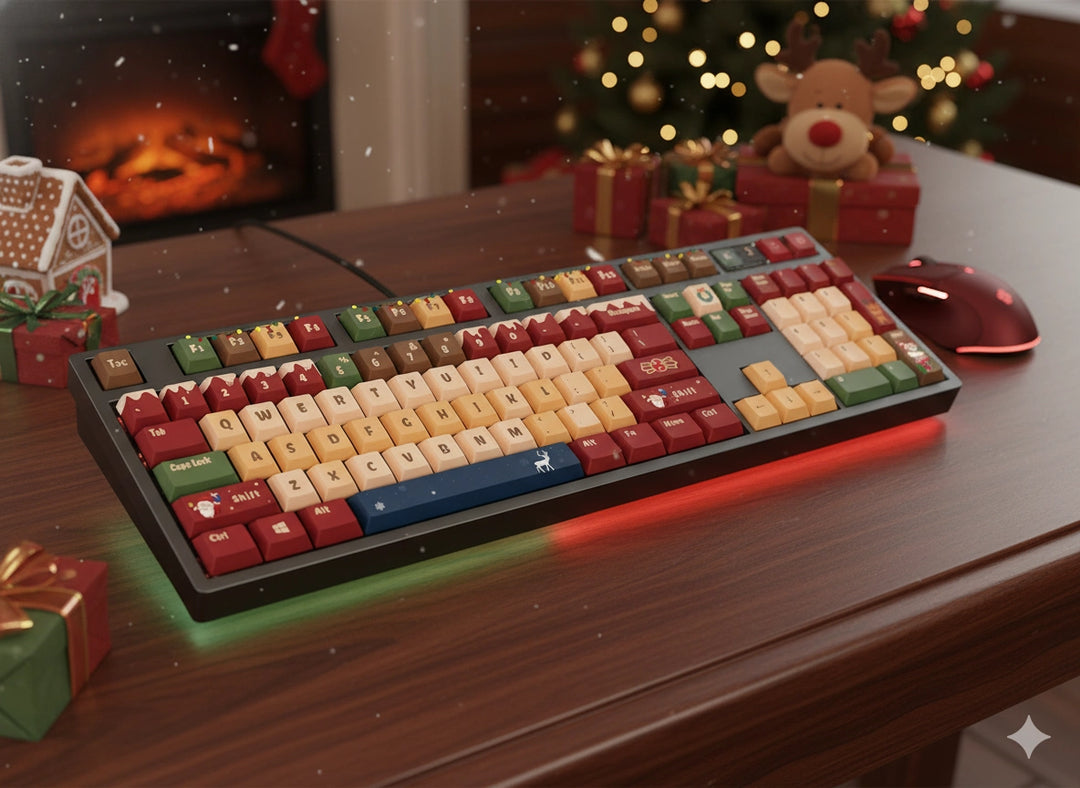 100% Christmas Mechanical Keyboard ( ANSI )