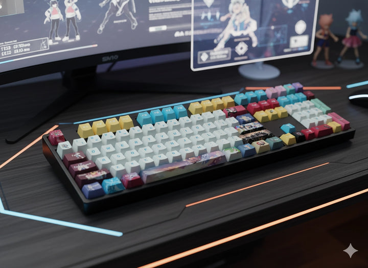 100% ONE PIECE Anime Mechanical Keyboard ( ANSI )