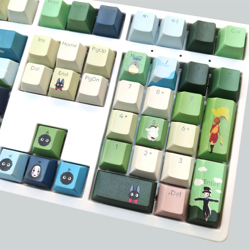 100% Ghibli Style Mechanical Keyboard ( ANSI )