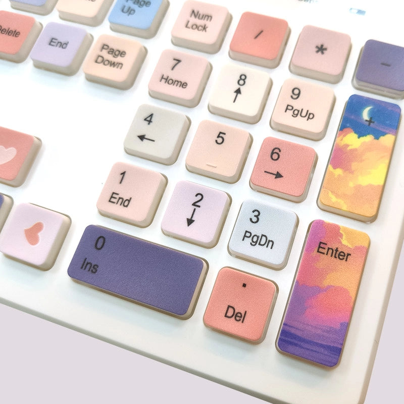 100% Colorful Cloud Journey Mechanical Keyboard ( ANSI )