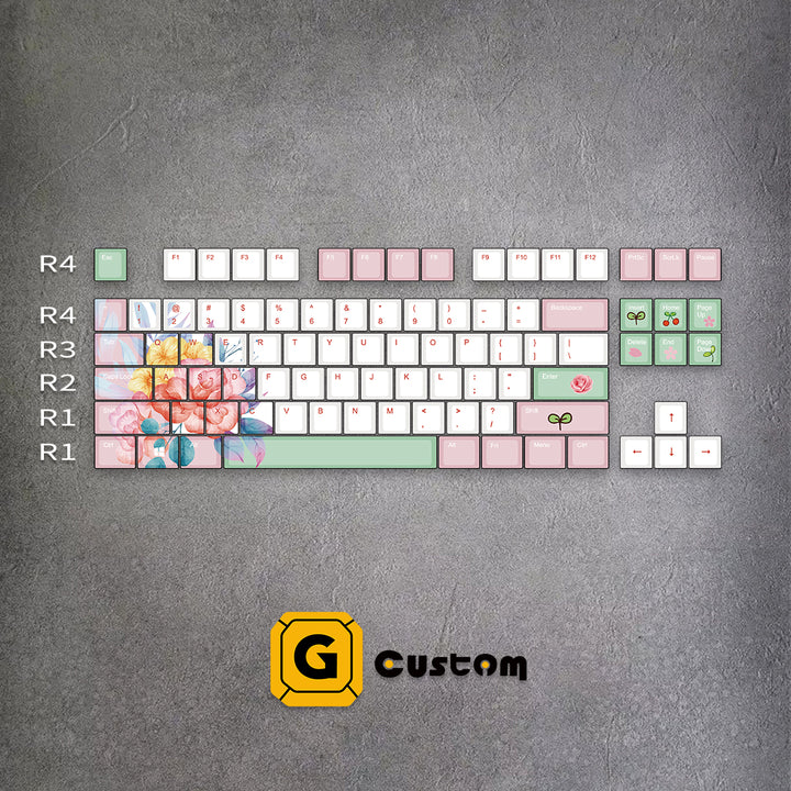 80% Flower Mechanical Keyboard ( ANSI )