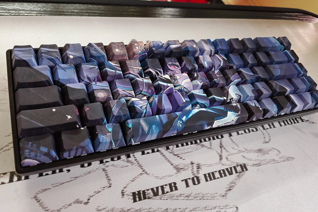 custom 65% keyboard cherry profile