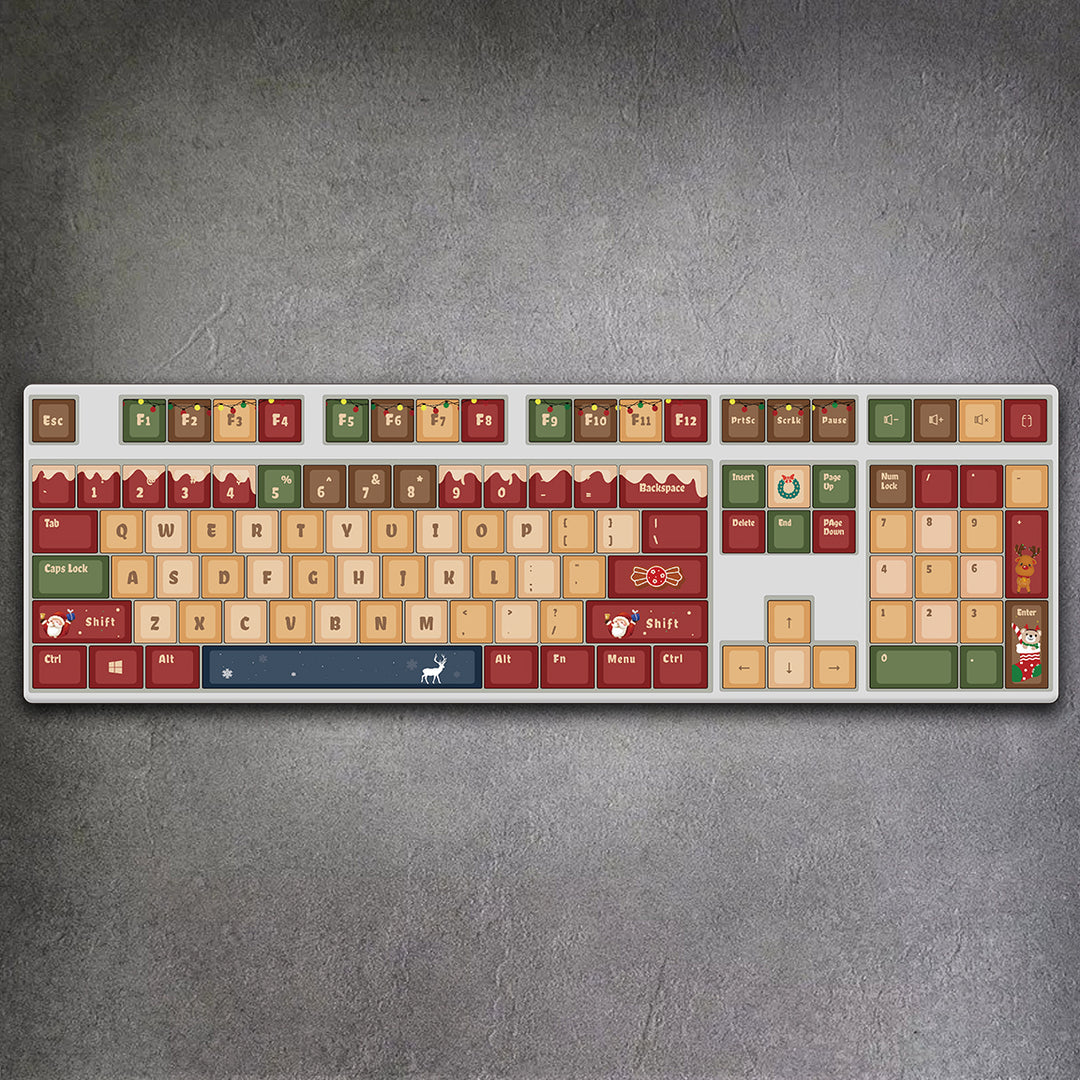 100% Christmas Mechanical Keyboard ( ANSI )