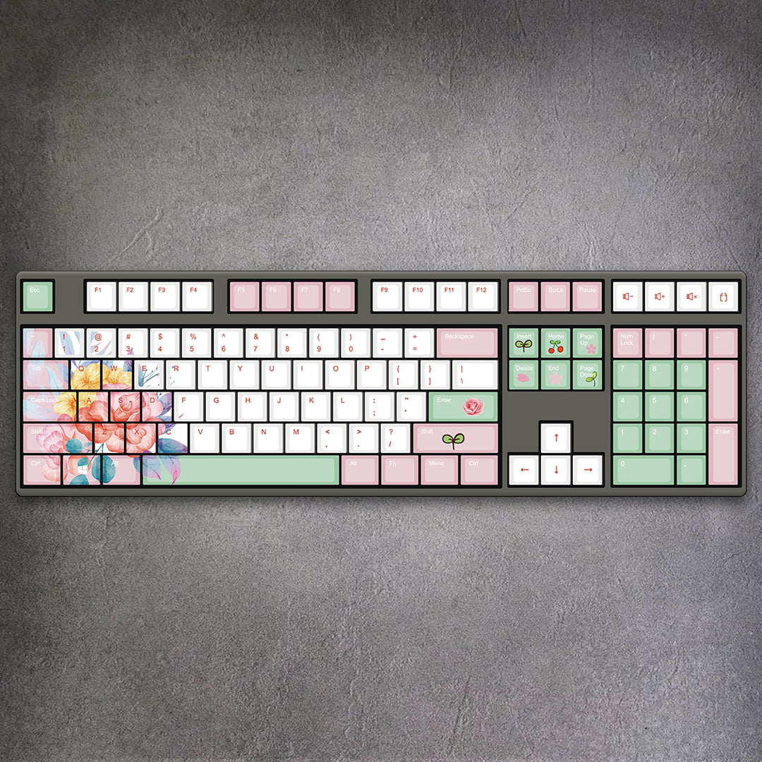 100% Flower Mechanical Keyboard ( ANSI )