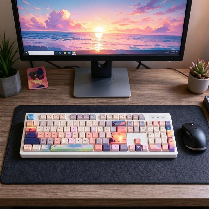 Colorful Cloud Journey Membrane Keyboard