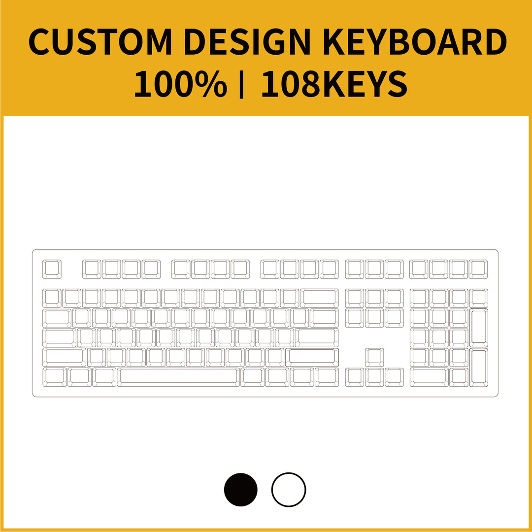 100% Custom Mechanical Keyboard ( ANSI )