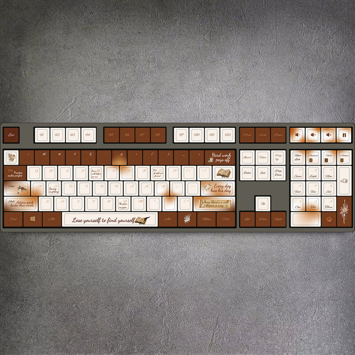 100% Inspirational Quotes Mechanical Keyboard ( ANSI )