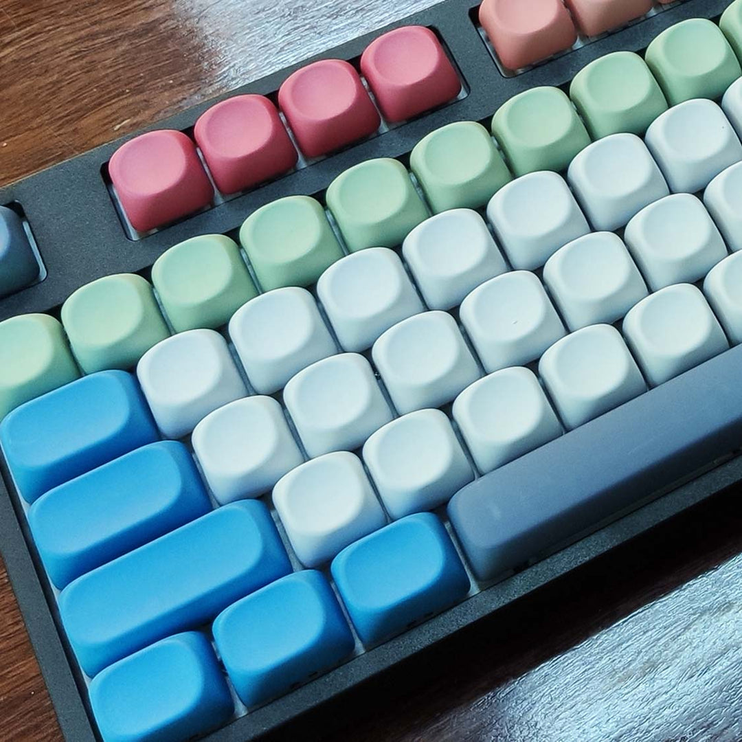 Candys keycap close-up – dye-sub legends, MOA profile
