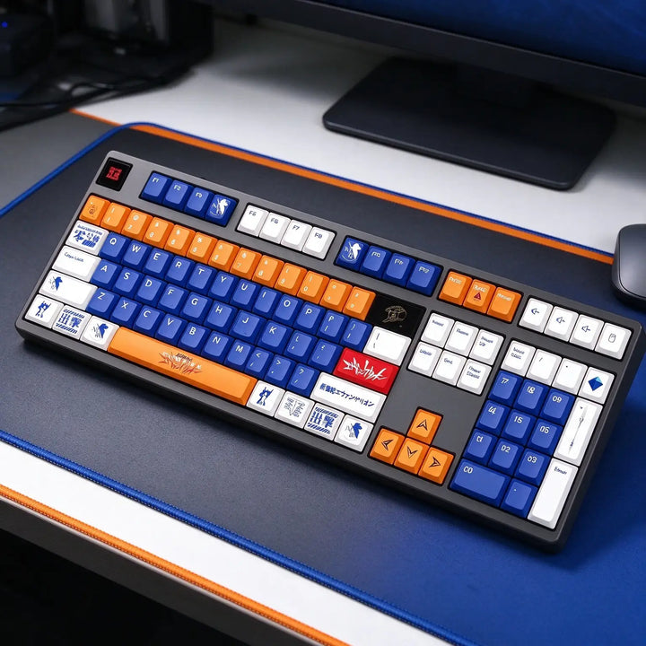 100% Evangelion PBT Keycaps ( ANSI )