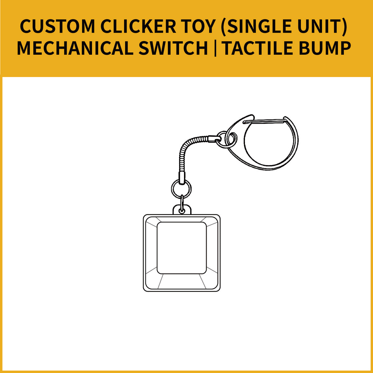 Custom Clicker Toy | Satisfying Tactile Fidget | Gimsun Custom
