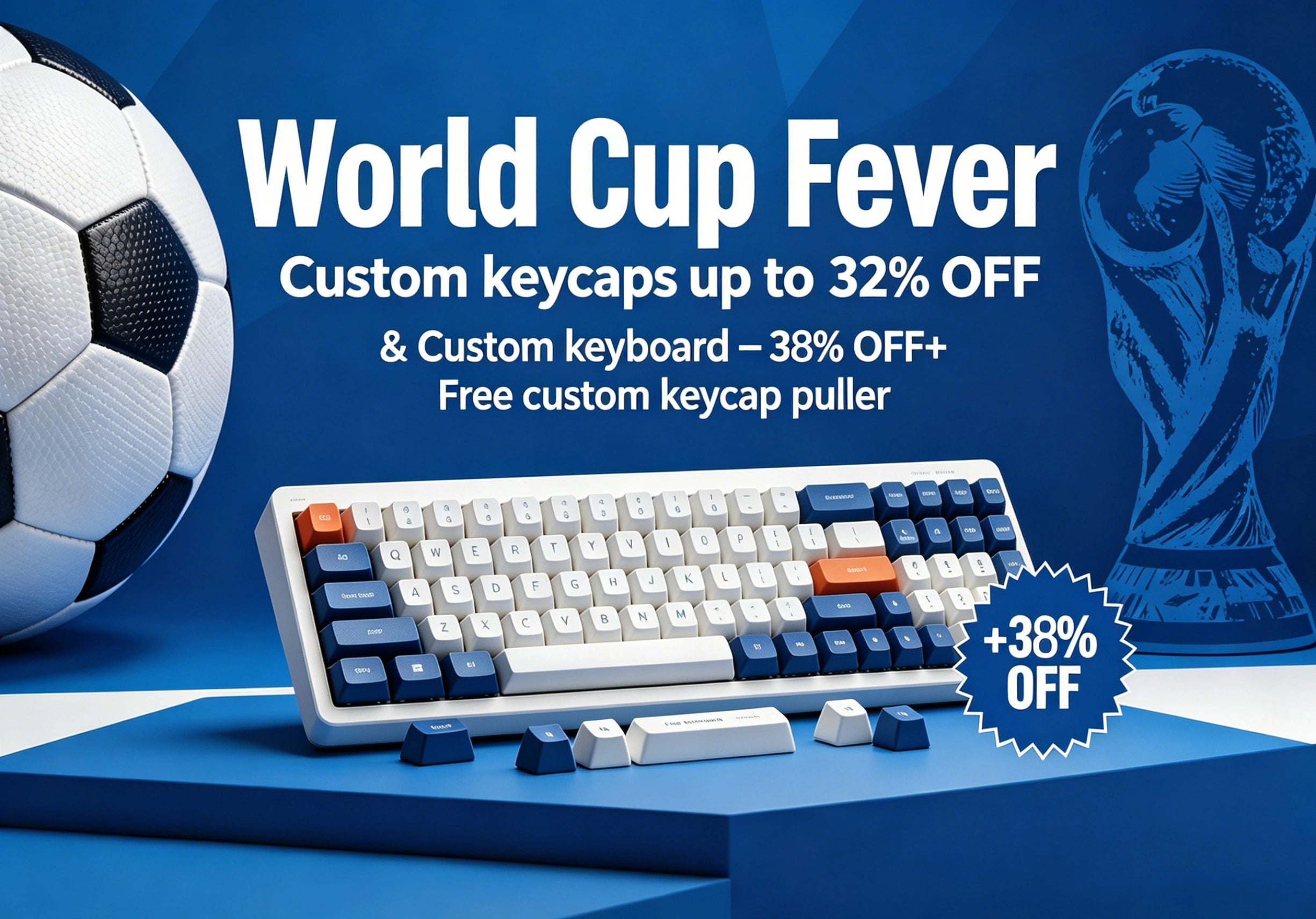 custom keycaps & keyboard world cup fever