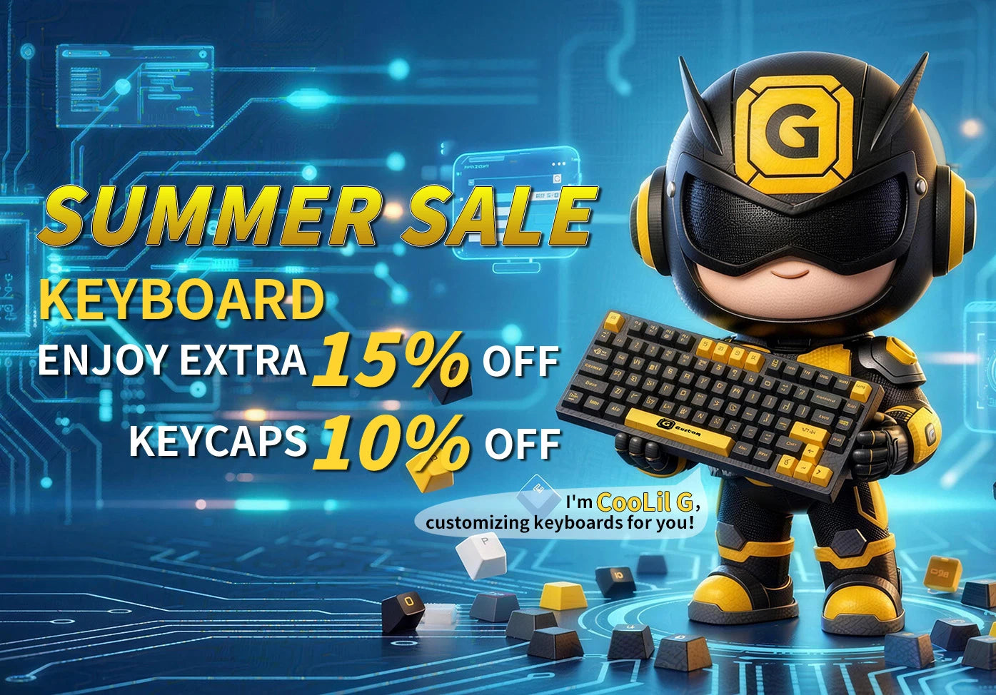 summer sale custom MOA keycaps