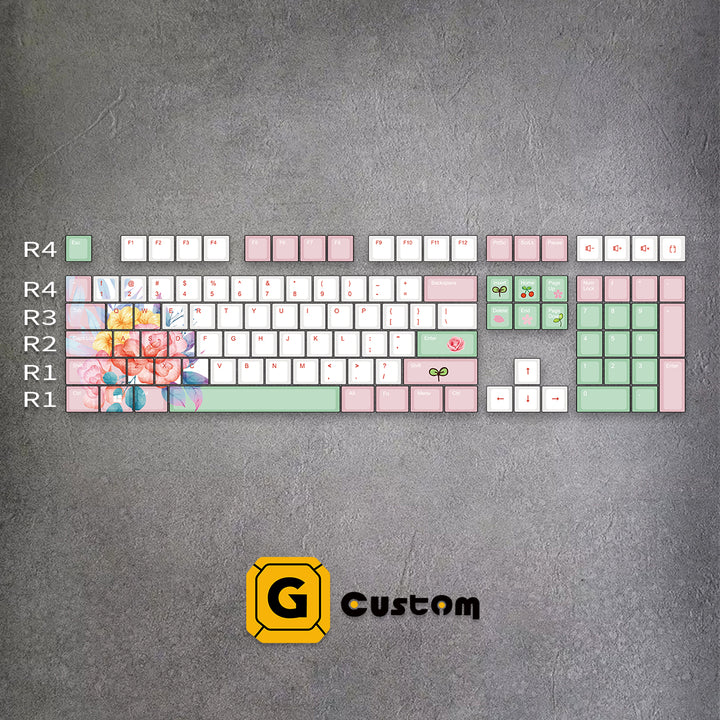 100% Flower Mechanical Keyboard ( ANSI )