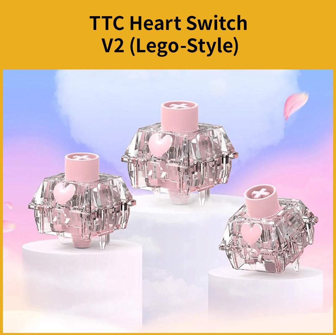 TTC Heart Switch V2 custom for keyboard