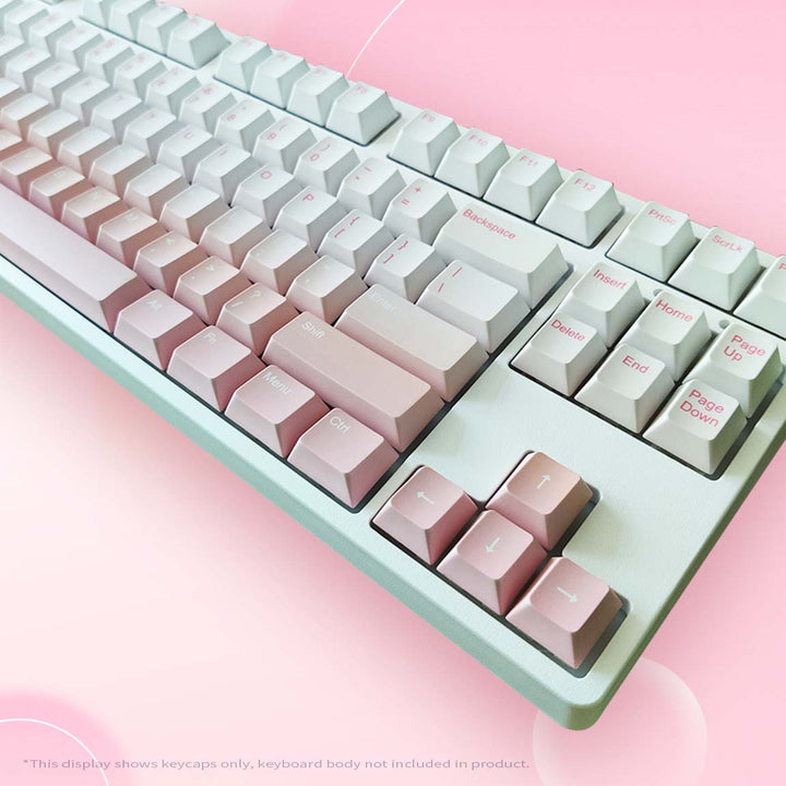 Sunset Gradient keycap side profile – MOA, dye-sublimated PBT