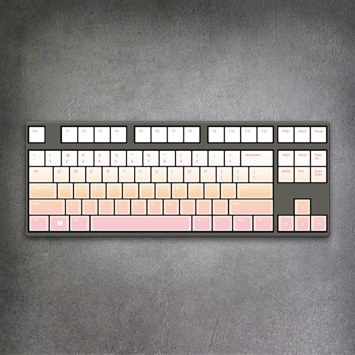 80% Sunset Gradient Mechanical Keyboard ( ANSI )