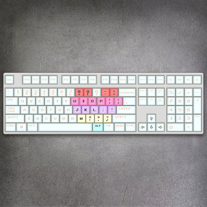 100% Cute Heart Mechanical Keyboard ( ANSI )