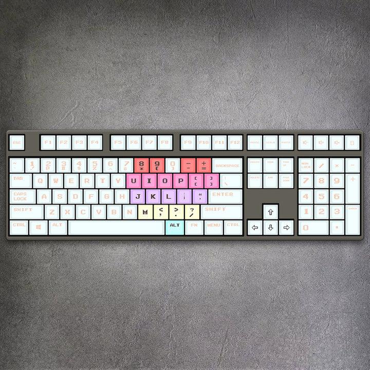 100% Cute Heart Mechanical Keyboard ( ANSI )