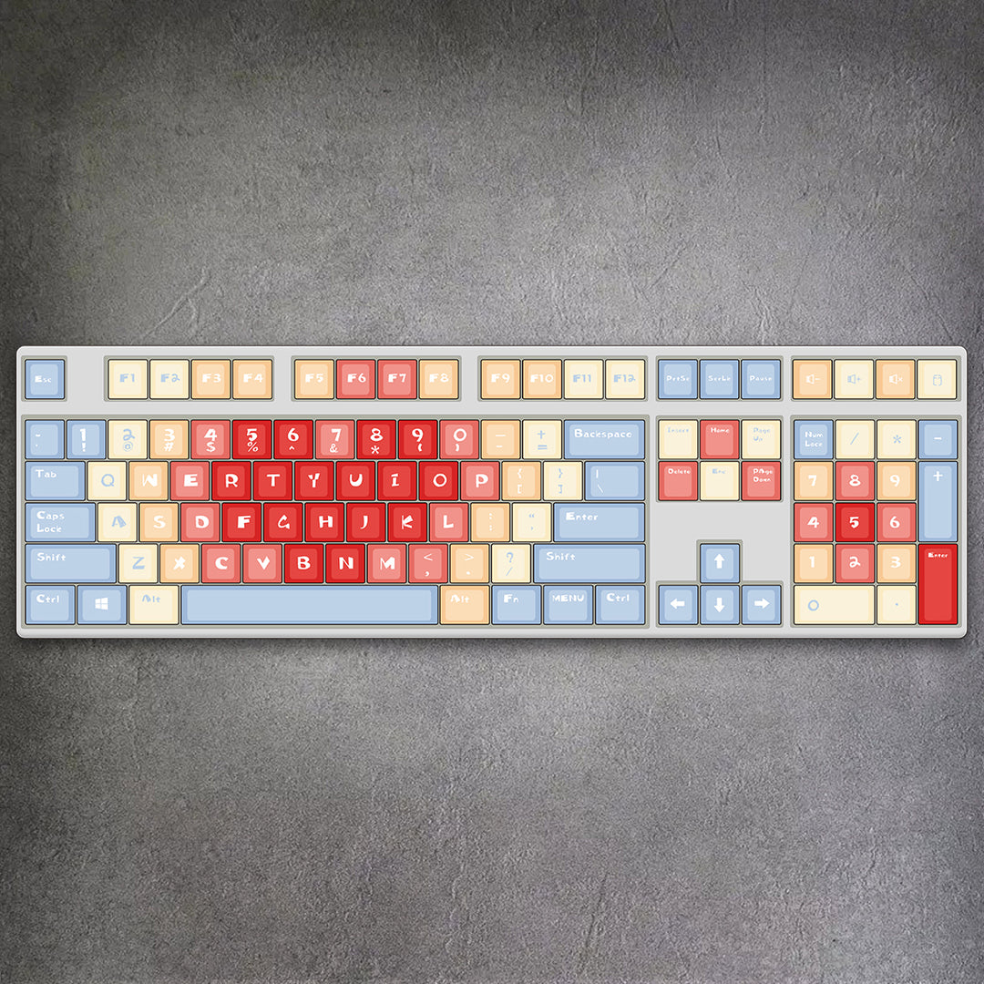 100% Retro Dawn Mechanical Keyboard ( ANSI )