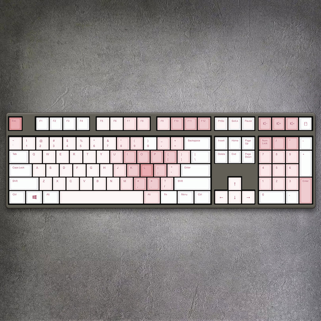 100% Sakura Love Mechanical Keyboard ( ANSI )