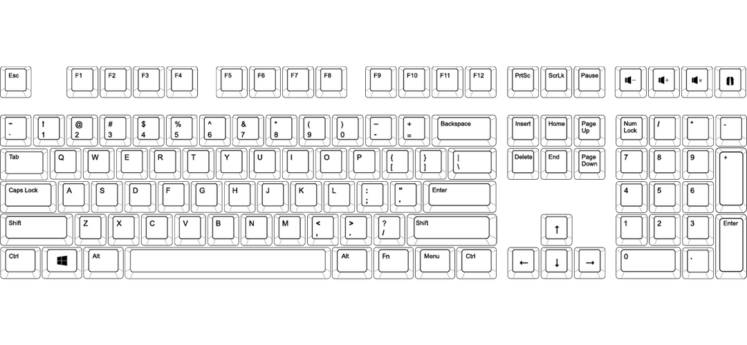 Custom 100% PBT Keycap Set ( ANSI | XDA Profile)