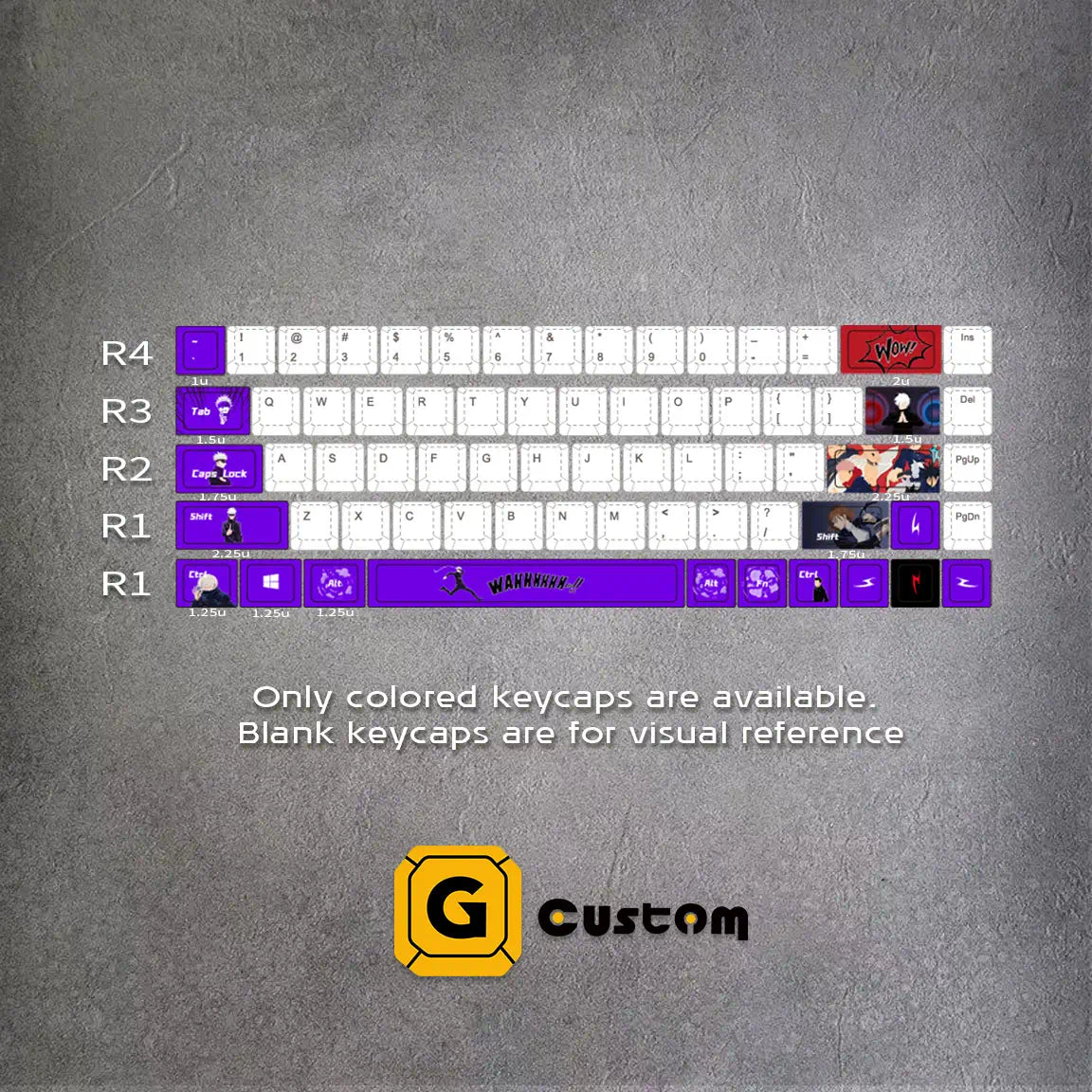 Naruto Anime Function Keycaps