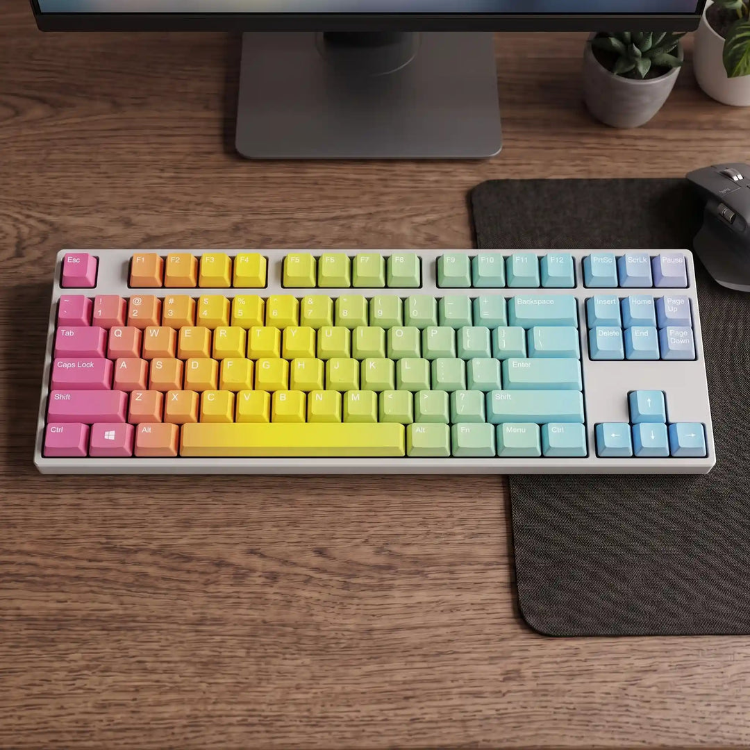 80% Rainbow Gradient Mechanical Keyboard ( ANSI )