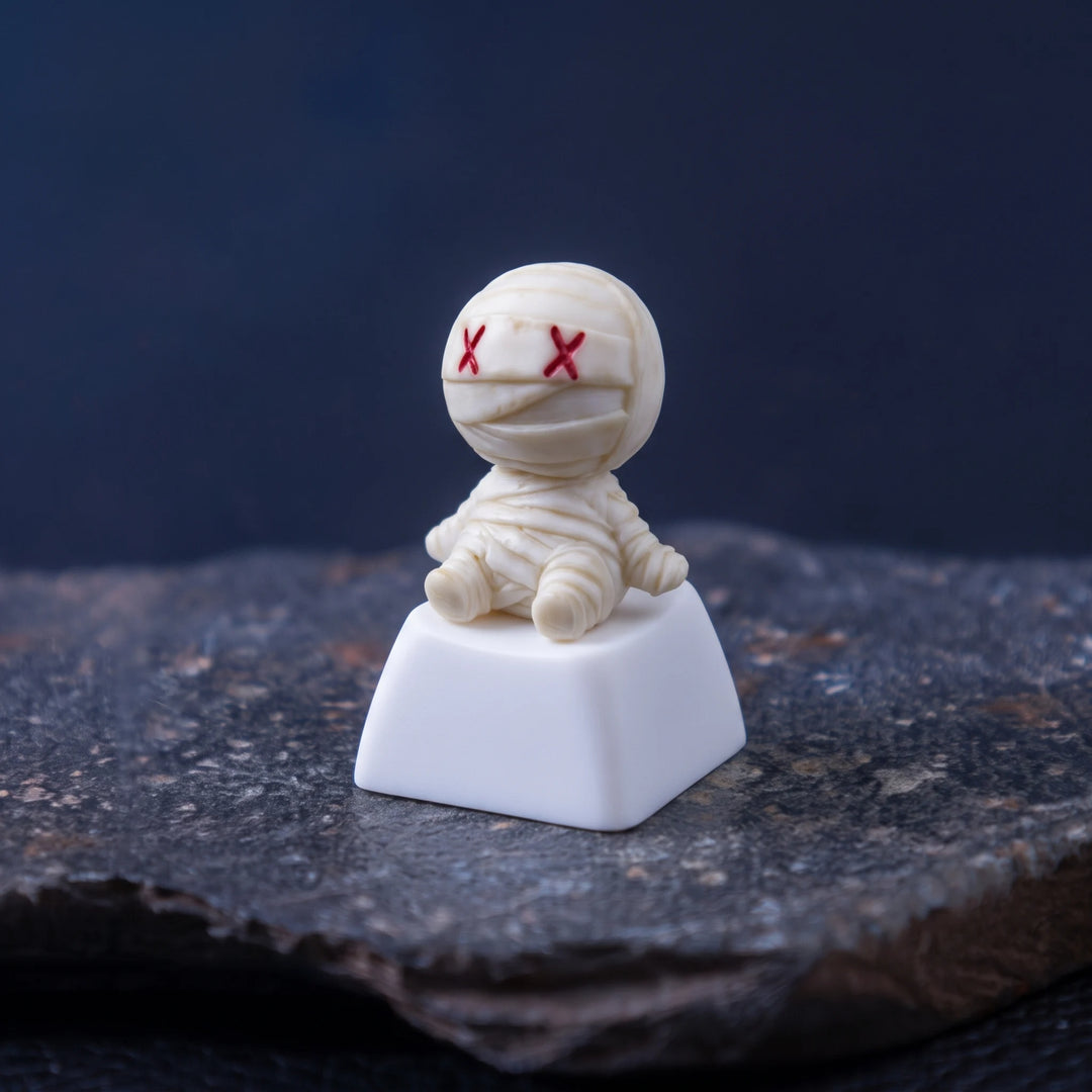 Halloween Skeleton Artisan Keycap – Witch, Mummy, Devil & Skull for Cherry MX
