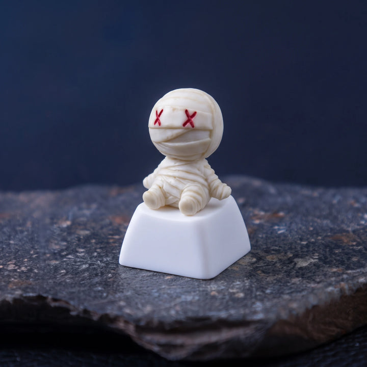 Halloween Skeleton Artisan Keycap – Witch, Mummy, Devil & Skull for Cherry MX