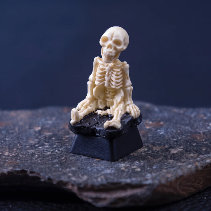 Halloween Skeleton Artisan Keycap – Witch, Mummy, Devil & Skull for Cherry MX