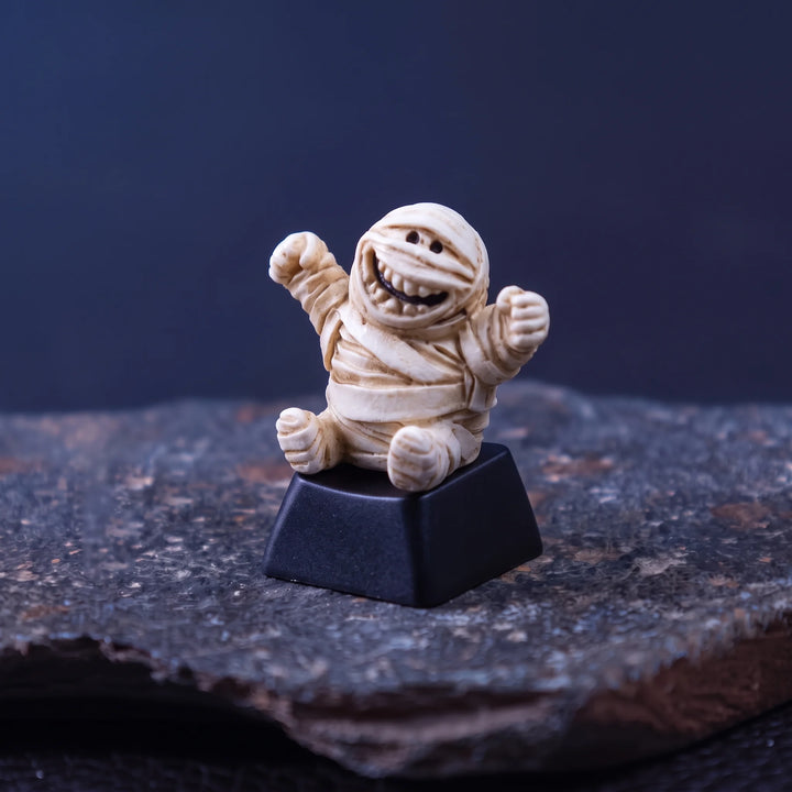 Halloween Skeleton Artisan Keycap – Witch, Mummy, Devil & Skull for Cherry MX