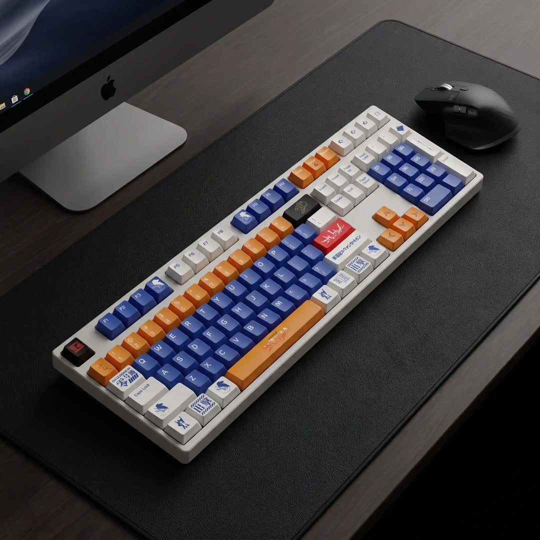 100% Evangelion PBT Keycaps ( ANSI )
