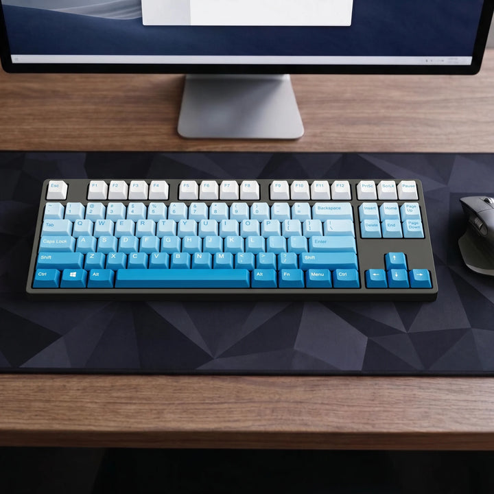 80% Sky Blue Gradient Mechanical Keyboard ( ANSI )